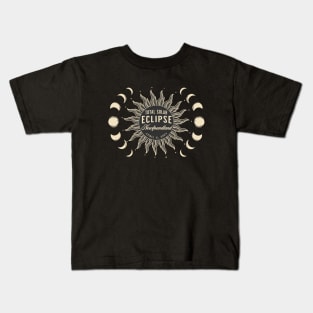 Total Solar Eclipse Newfoundland Canada April 2024 Kids T-Shirt